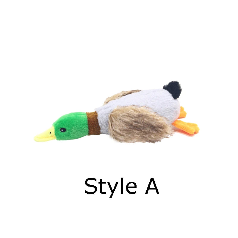Cute Plush Duck Dogs Squeak Toys