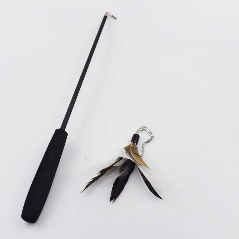 Interactive Cat Feather Toy
