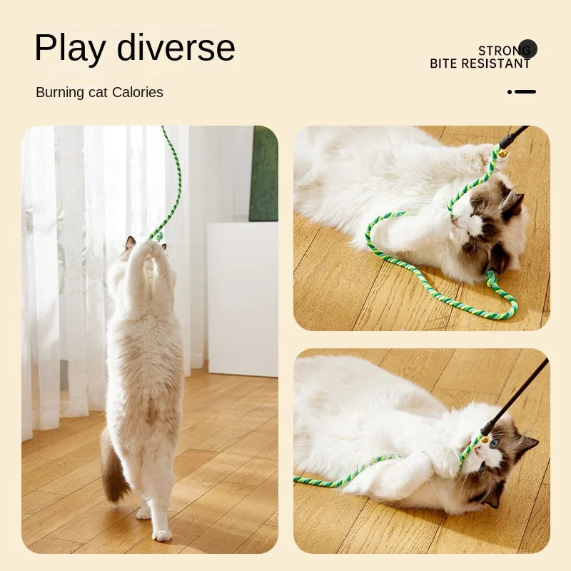 Simulation Feather Interactive Cat Toy