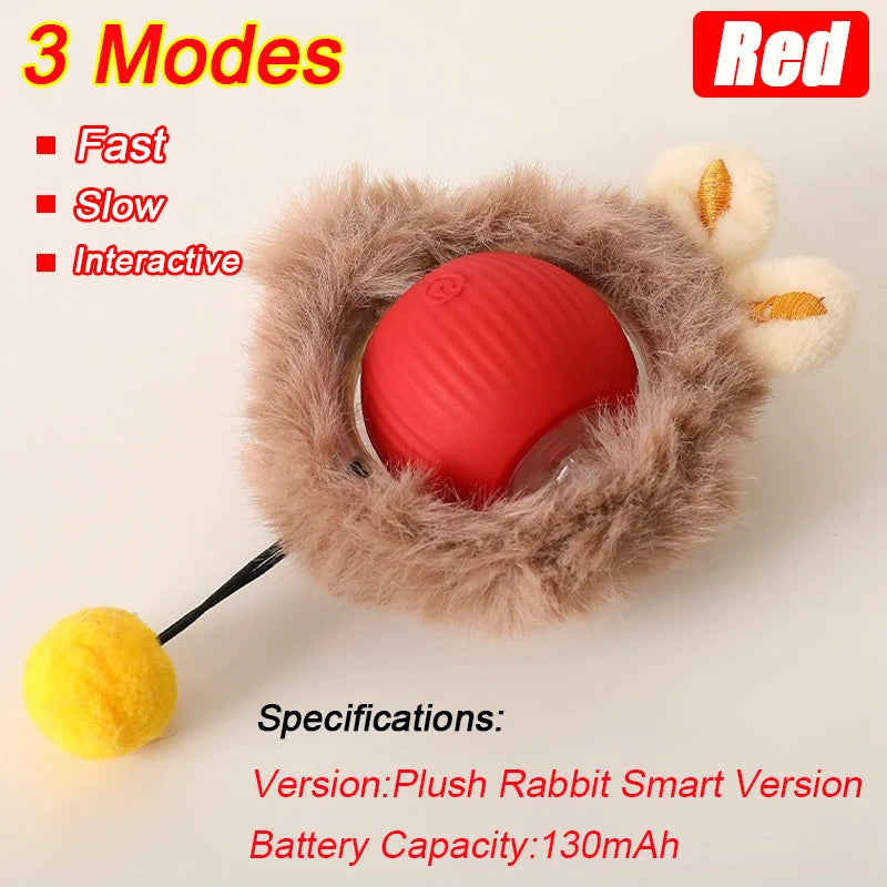 New Cat Interactive Ball Toy Automatic Rolling Ball