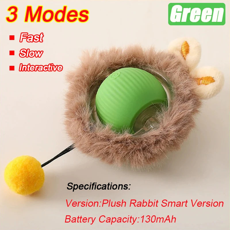 New Cat Interactive Ball Toy Automatic Rolling Ball