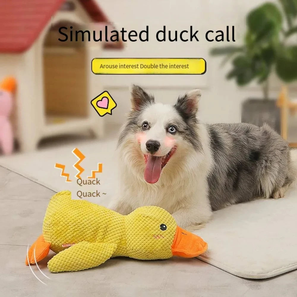 Dog Toy Stomping Duck Bite Resistant Grinding