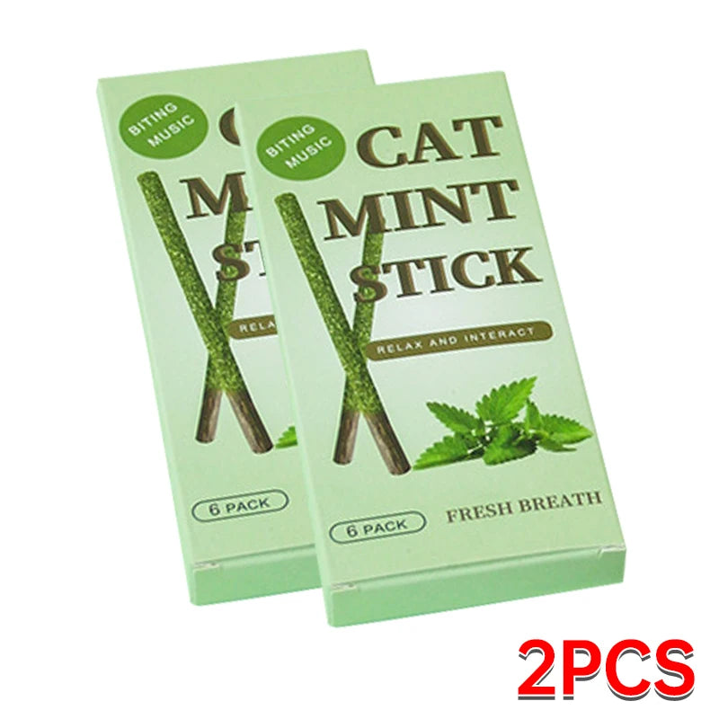 6PCs Natural Cat Sticks Cat Toys