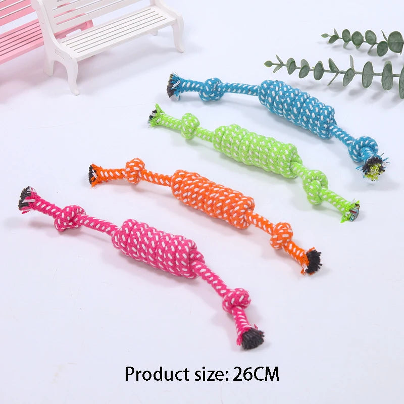 Interactive Cotton Rope Mini Dog Toys Ball
