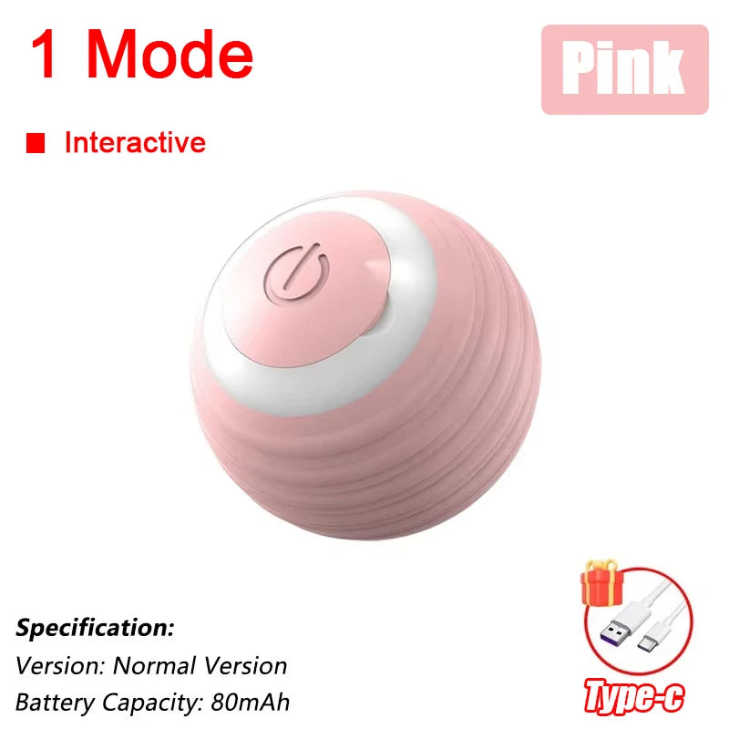New Cat Interactive Ball Toy Automatic Rolling Ball