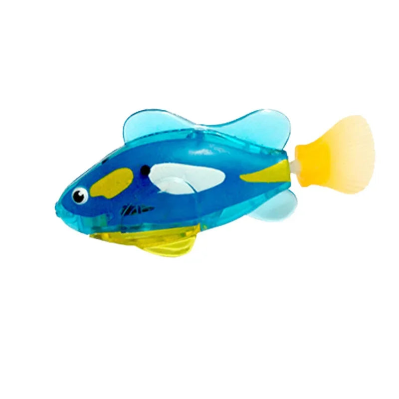 Pet Cat Toy LED Interactive Swimming Robot Fish Toy