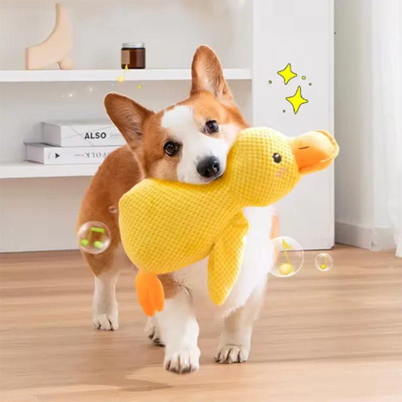 Dog Toy Stomping Duck
