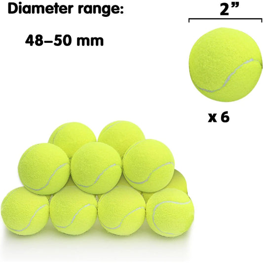 6 PCS Tennis Launcher Throw MachinePortable Toy