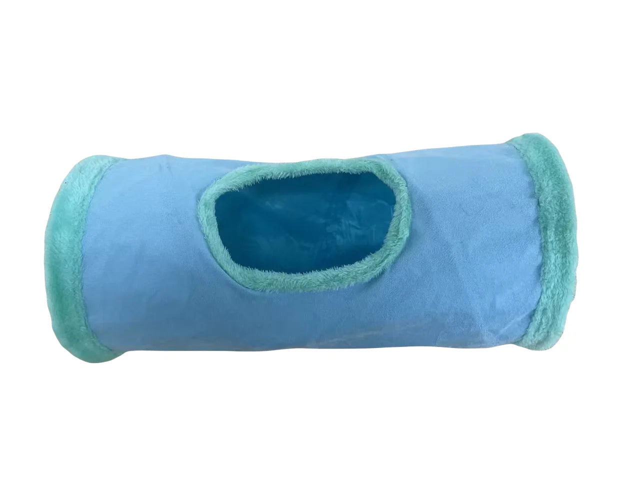 Collapsible Cat Winter Suede Tunnel