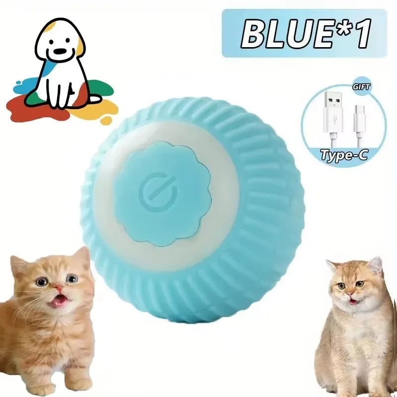 Smart Cat Rolling Ball Toys Rechargeable Cat Toys
