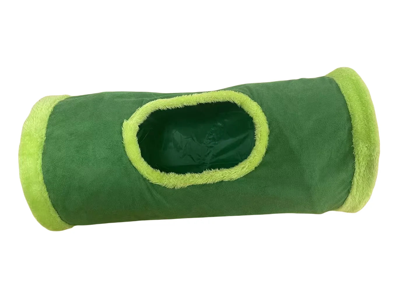 Collapsible Cat Winter Suede Tunnel
