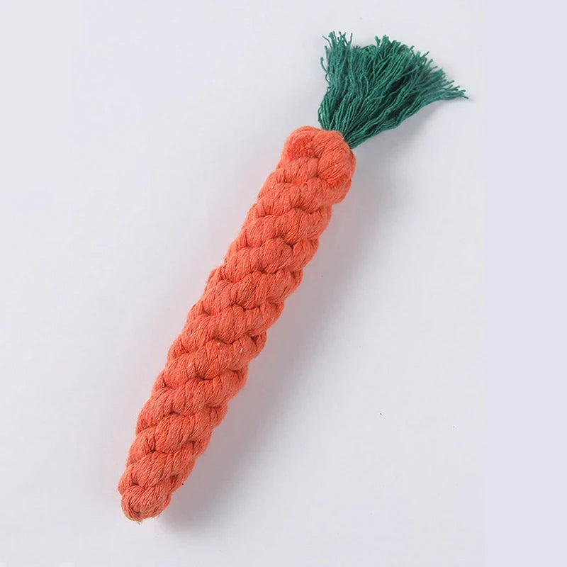 Rope Knot Grinding Teeth Resistant Hand-woven Dog Toys