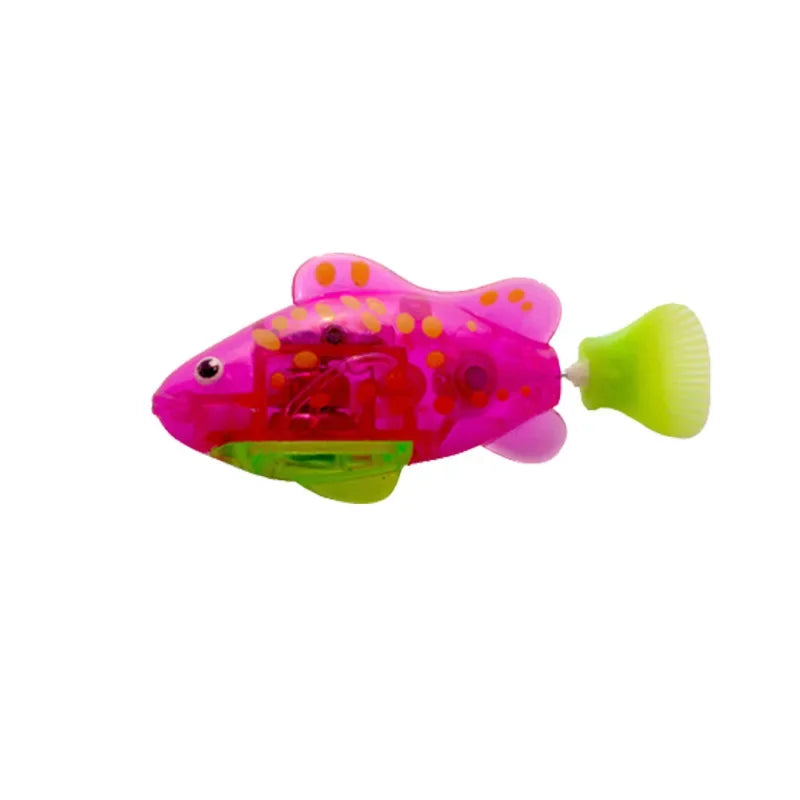 Pet Cat Toy LED Interactive Swimming Robot Fish Toy