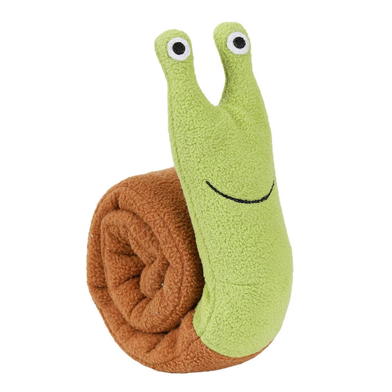 Dog Squeak Toys Pet Sniffing Plush Snails Toys