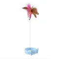 Cat interactive toys Fun feather teaser stick