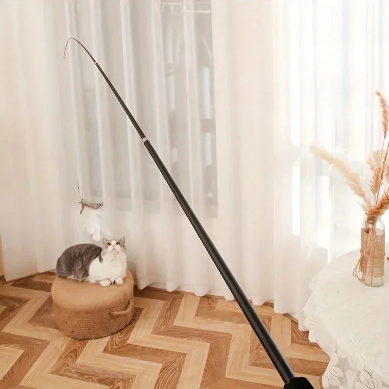 Four-Section Telescopic Cat Rod