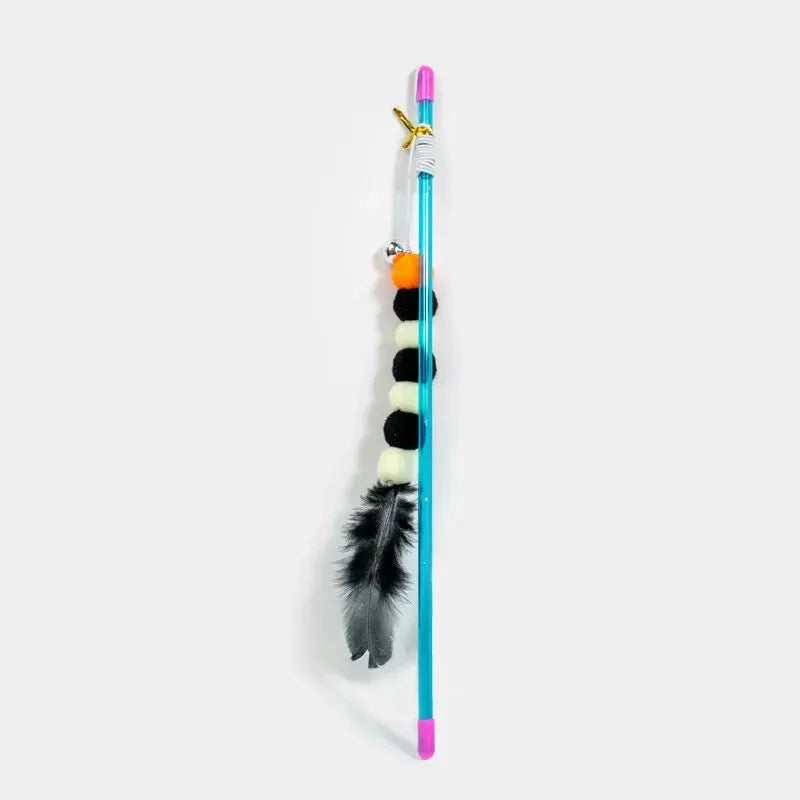 New Elastic String Imitated Furs Bug Funny Cat Stick Suitable for Cats