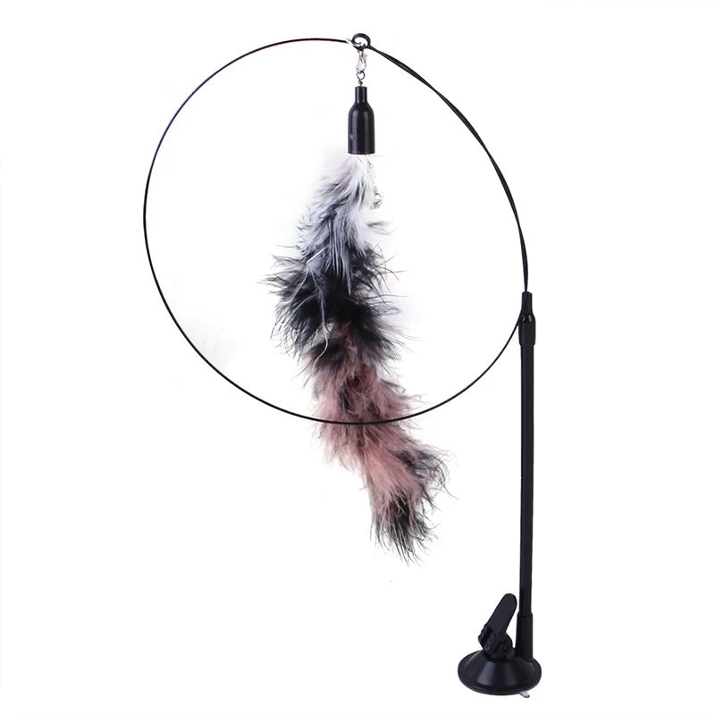 Cat Toys Simulation Bird interactive Sucker Feather Bird