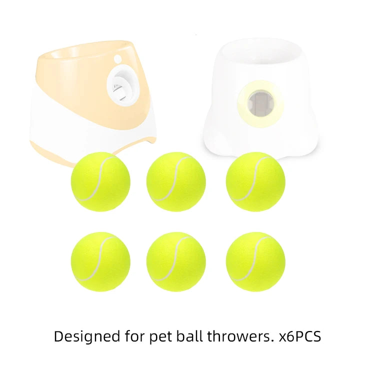 6 PCS Tennis Launcher Throw MachinePortable Toy