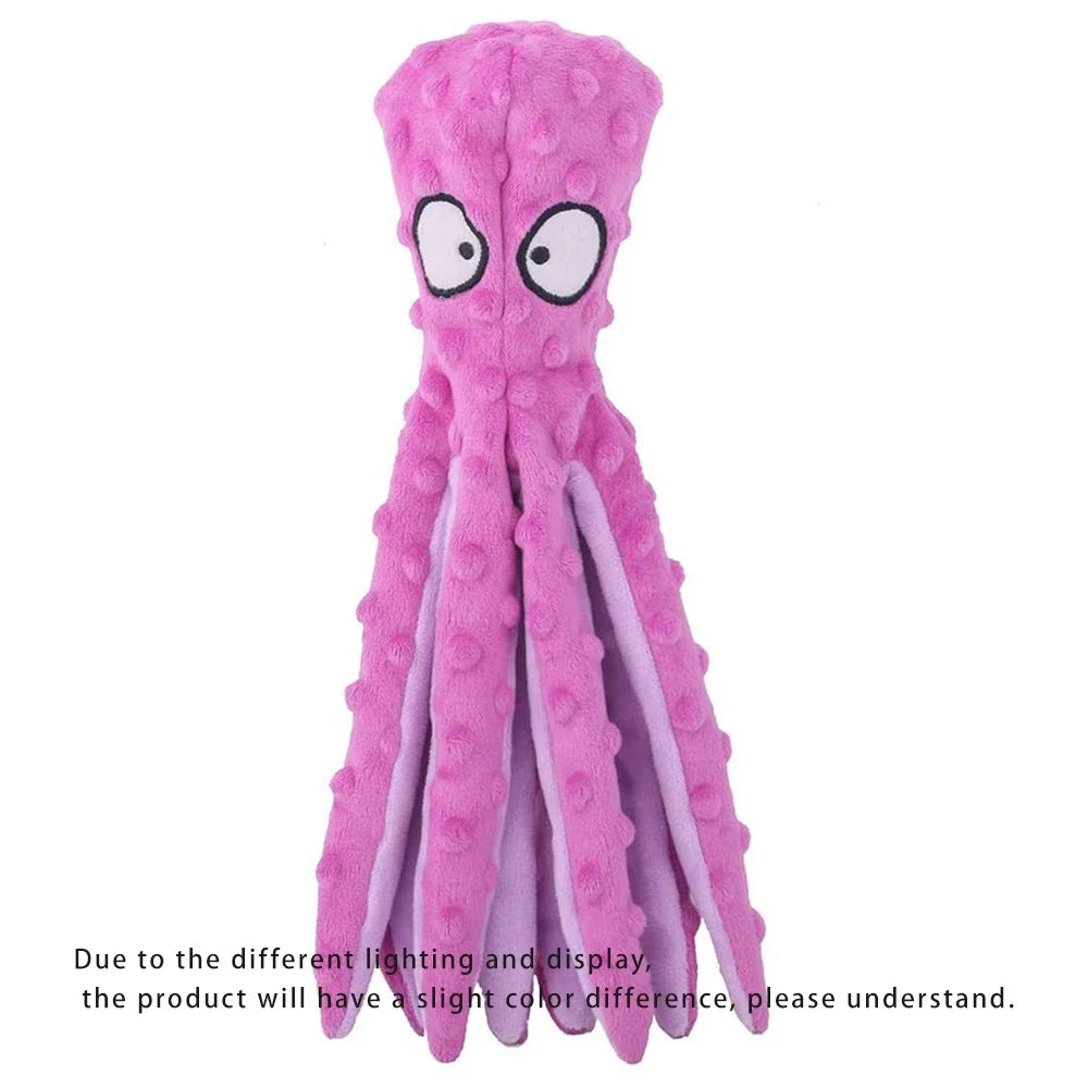 Dog Vocal Toys Octopus Non-stuffed Soft Plush Toy