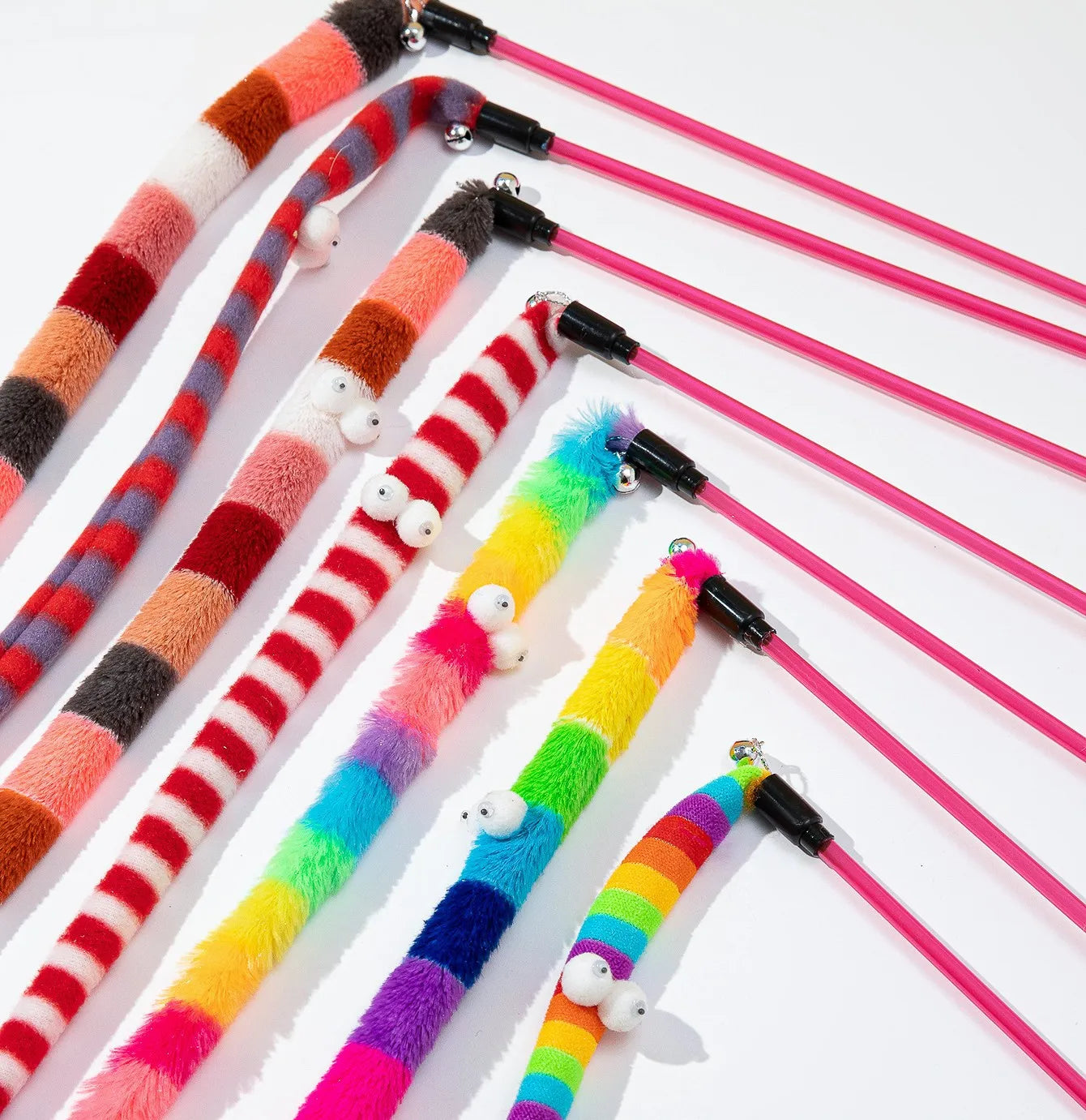 Cat Toy Caterpillar Cat Teaser Wand Cat Interactive Toys