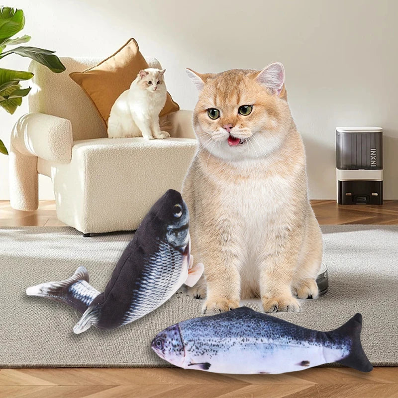 Jumping Fish Carp Pet Cat Toys