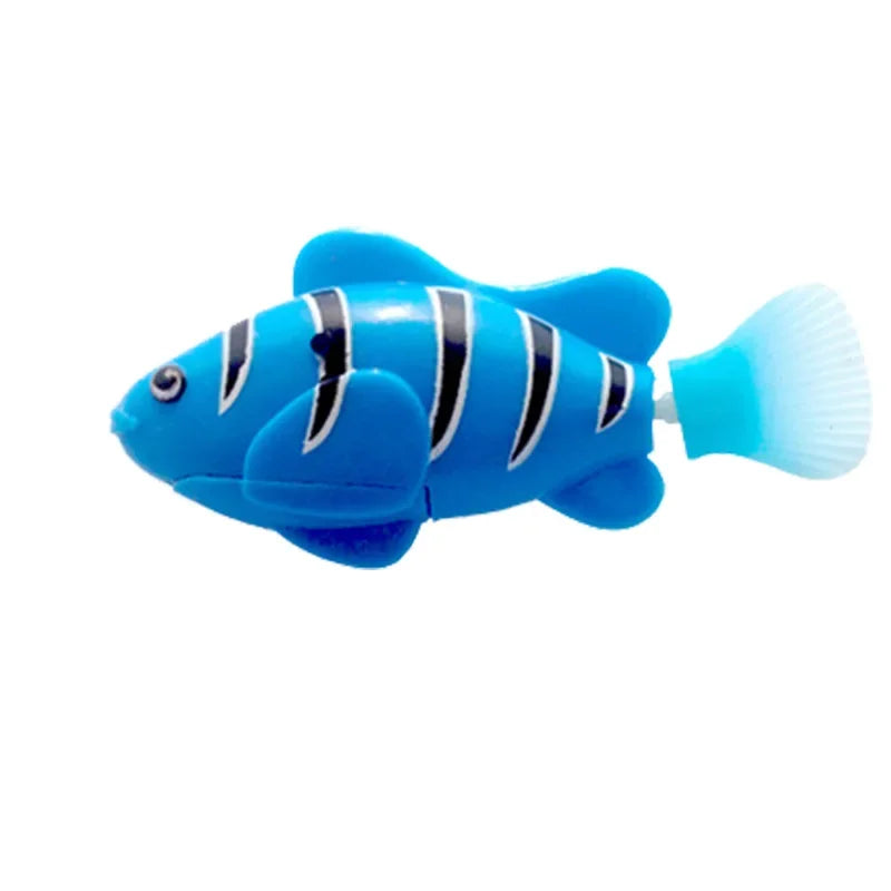 Pet Cat Toy LED Interactive Swimming Robot Fish Toy