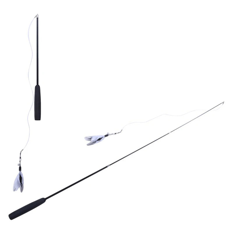 Interactive Cat Feather Toy