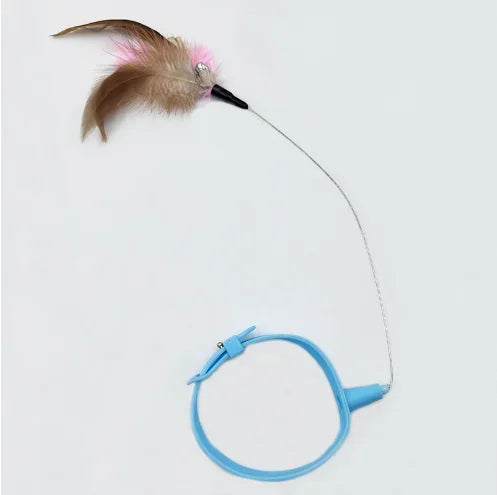Cat Collar Toy Attached