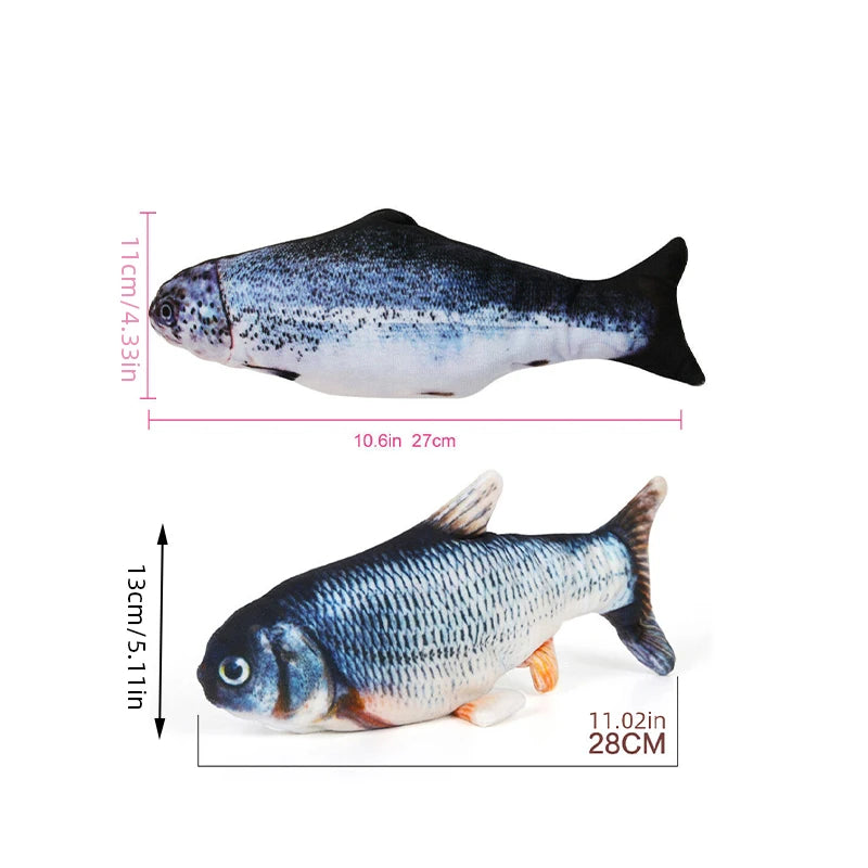 Jumping Fish Carp Pet Cat Toys