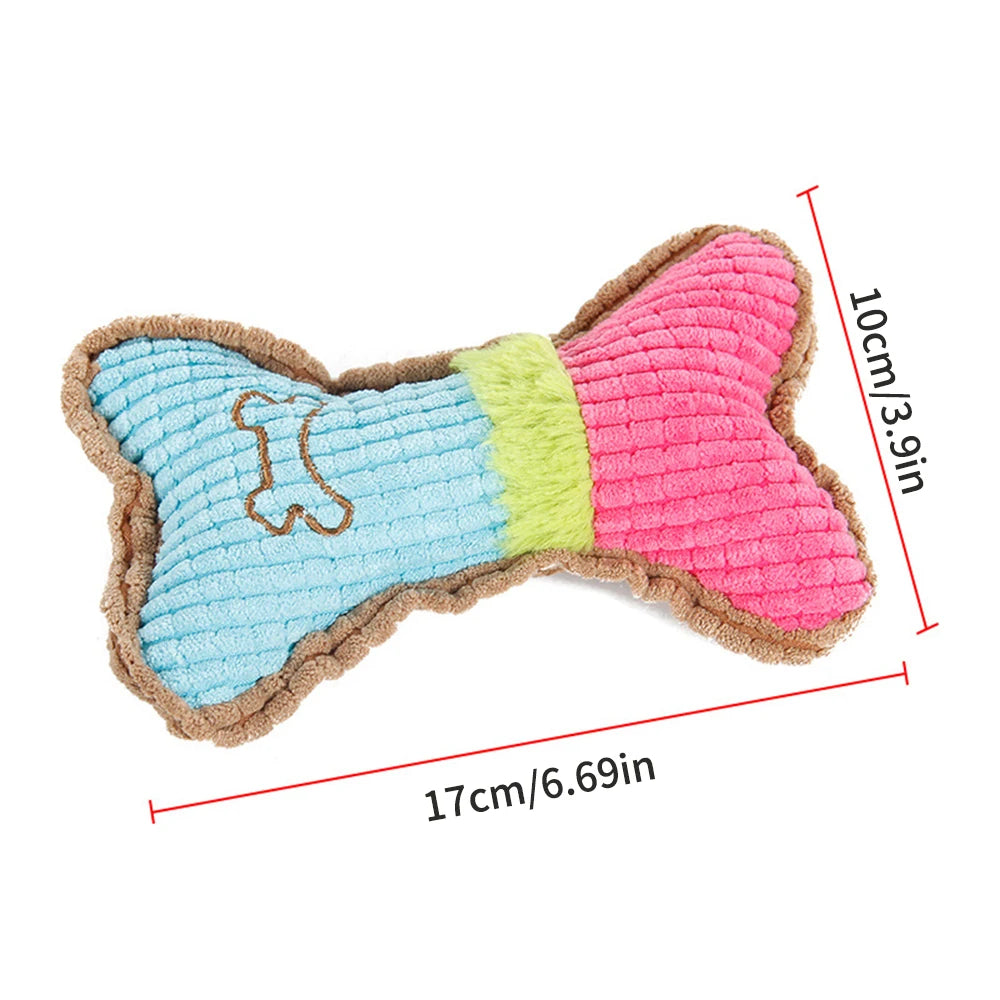 Pet Sound Grinding Teeth Bite Resistant Cat Dog Plush Toy