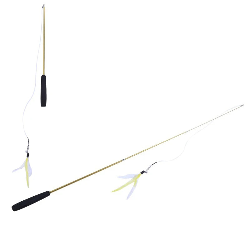 Interactive Cat Feather Toy
