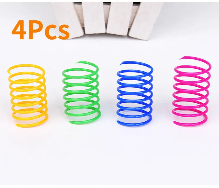 Kitten Coil Spiral Springs Cat Toys
