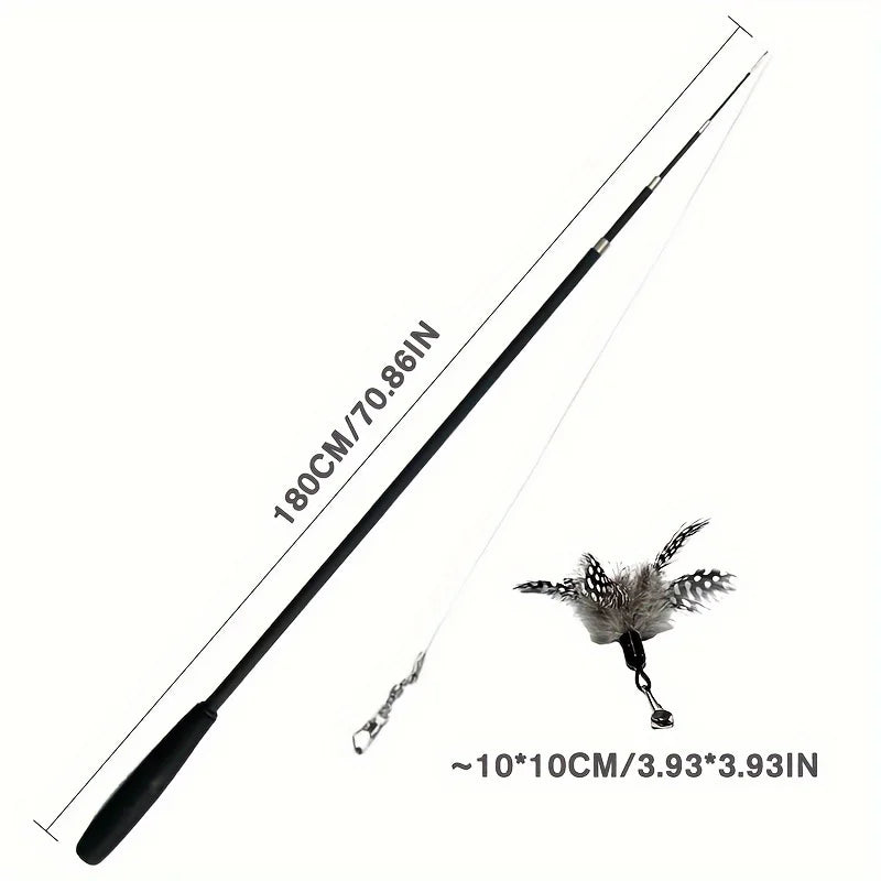 Four-Section Telescopic Cat Rod