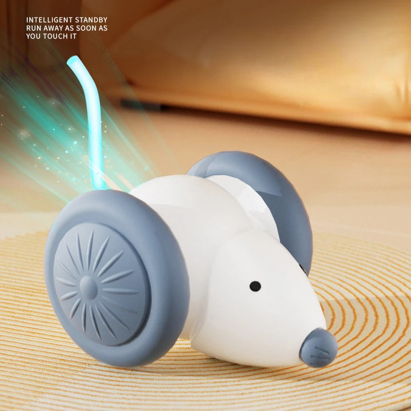 Electric Mouse Car Automatic Teaser kitten Pet Toys