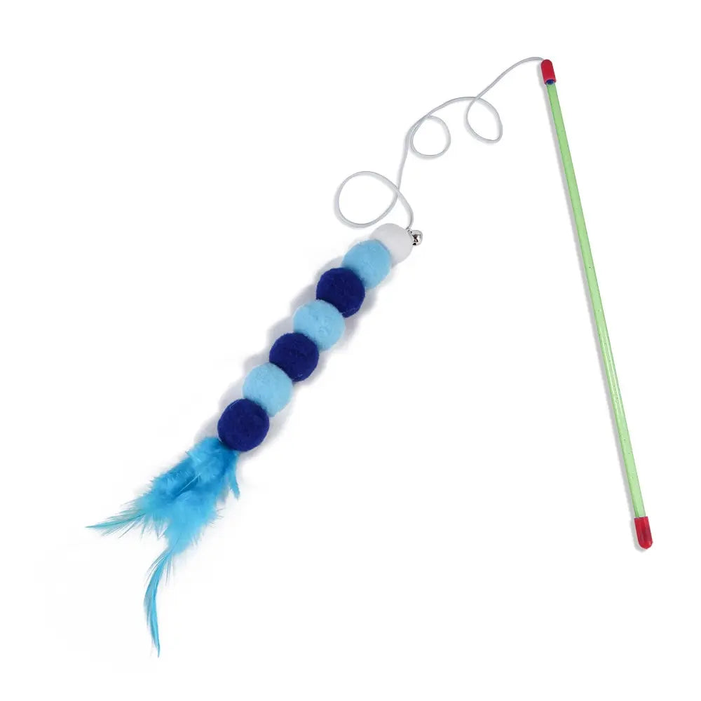 New Elastic String Imitated Furs Bug Funny Cat Stick Suitable for Cats