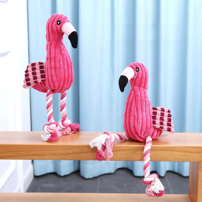 Animal Shape Squeaky Toys Plush Dog Toy