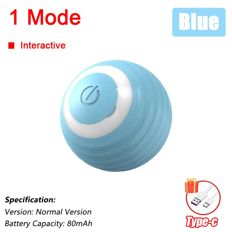 New Cat Interactive Ball Toy Automatic Rolling Ball