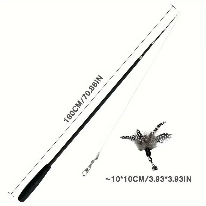 Four-Section Telescopic Cat Rod