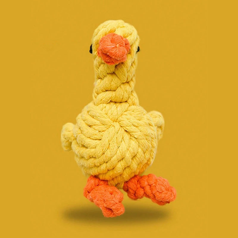 Rope Knot Grinding Teeth Resistant Hand-woven Dog Toys