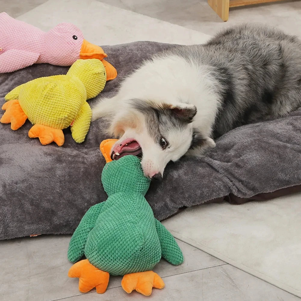 Dog Toy Stomping Duck Bite Resistant Grinding