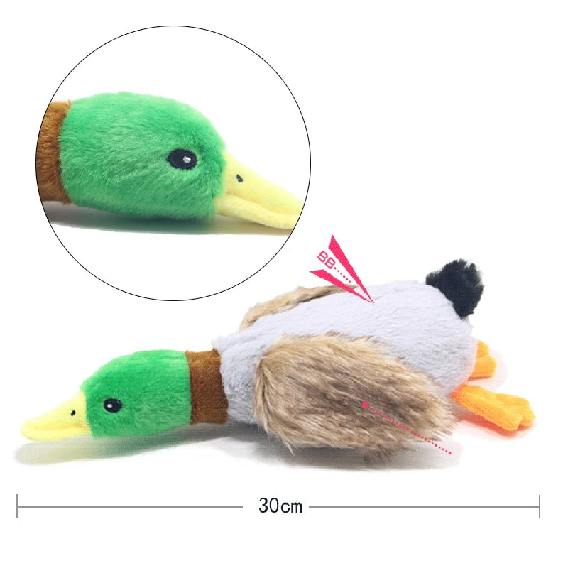 Cute Plush Duck Dogs Squeak Toys