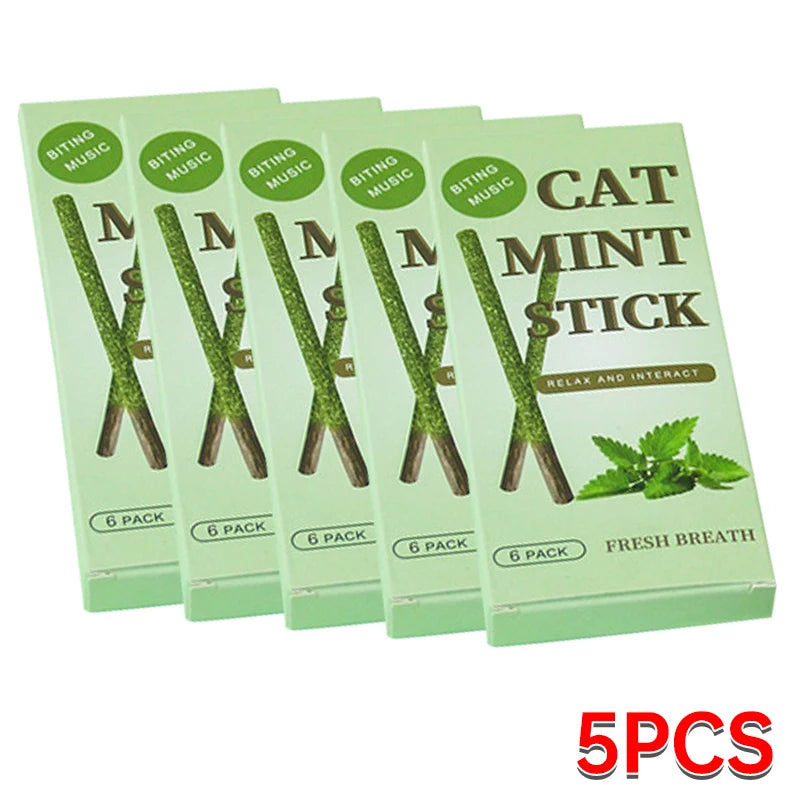 6PCs Natural Cat Sticks Cat Toys