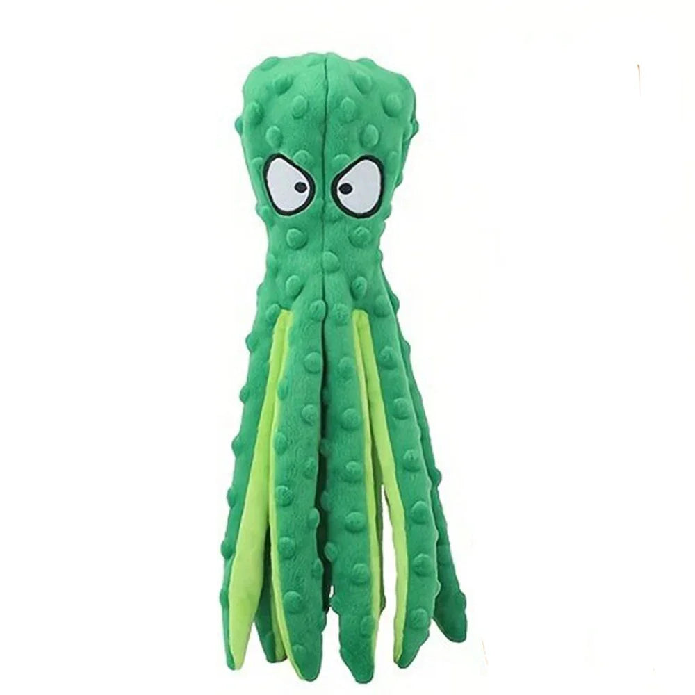 Dog Vocal Toys Octopus Non-stuffed Soft Plush Toy