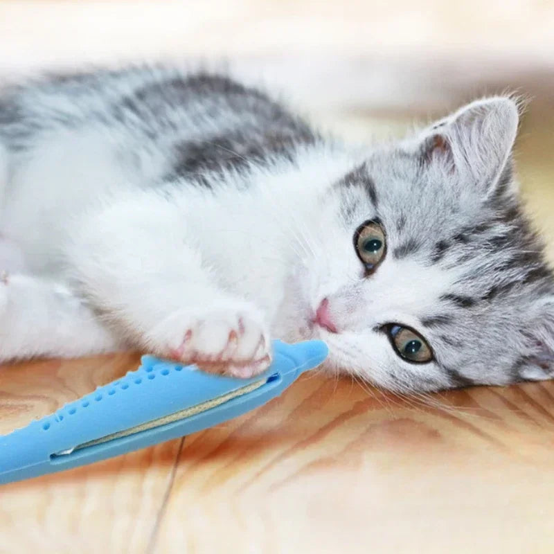 NEW Cat Teeth Brushing Toy