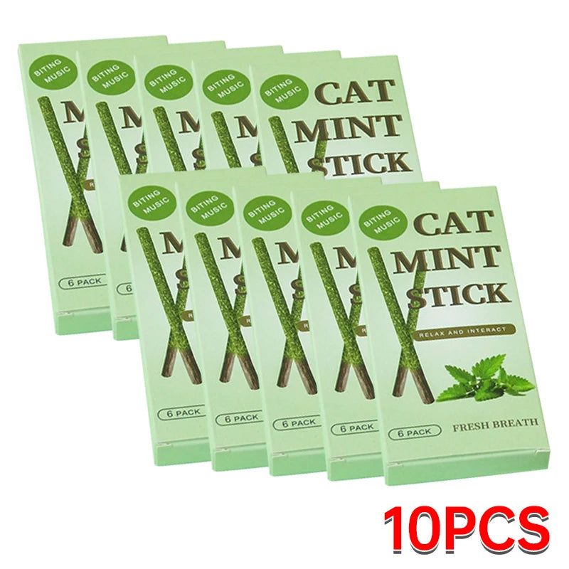 6PCs Natural Cat Sticks Cat Toys