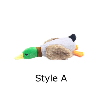 Cute Plush Duck Dogs Squeak Toys