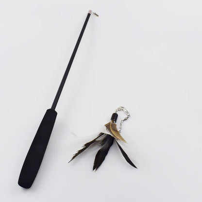 Interactive Cat Feather Toy