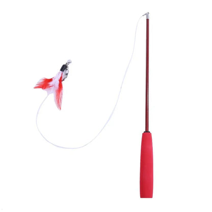 Interactive Cat Feather Toy