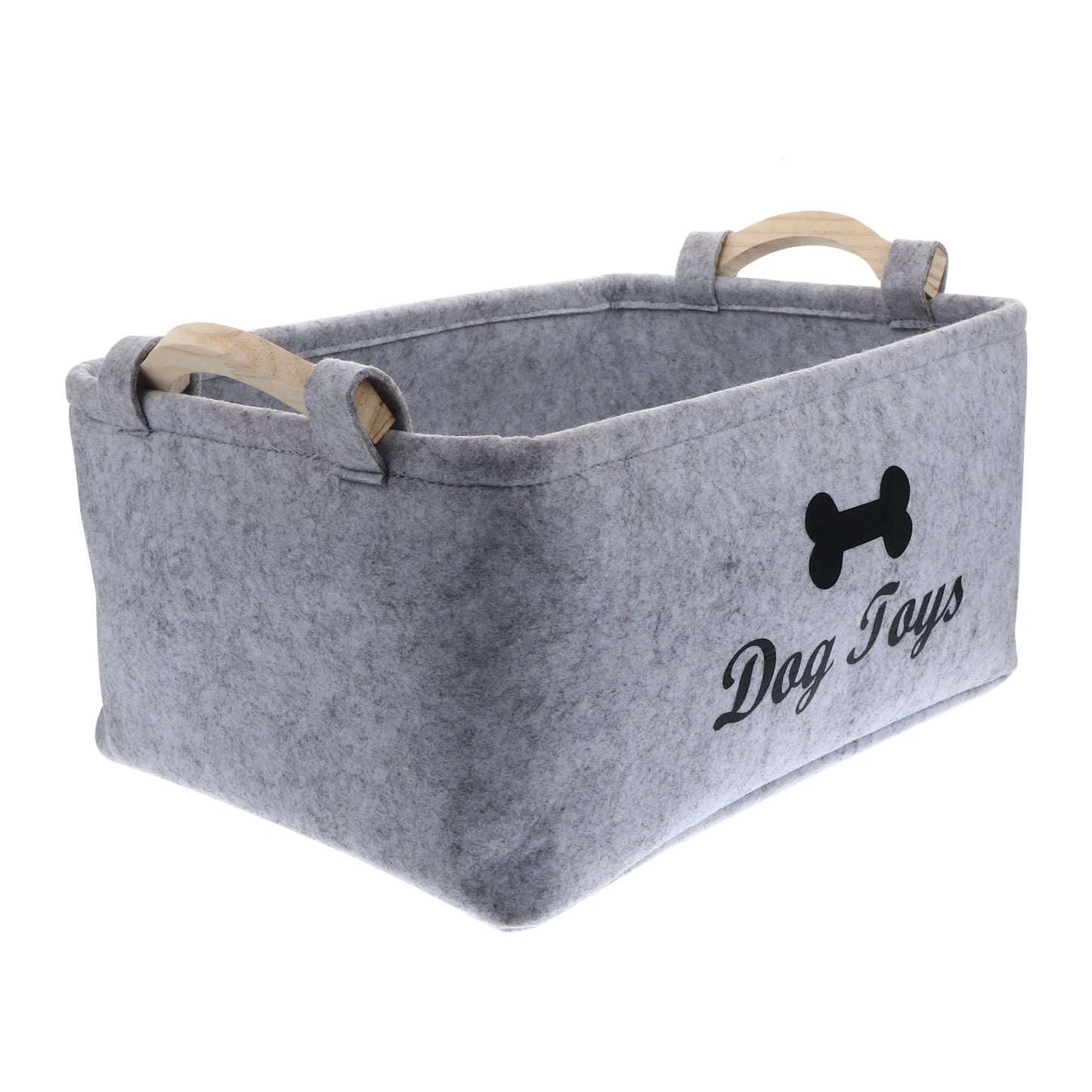 Dog Toy Basket Pet Storage Box Bin Organizer Toys